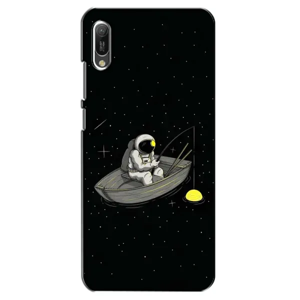 Чехол с рисунком «Космонавт на рыбалке» для Huawei Y6 2019 Чехол с рисунком «Космонавт на рыбалке» для Huawei Y6 2019