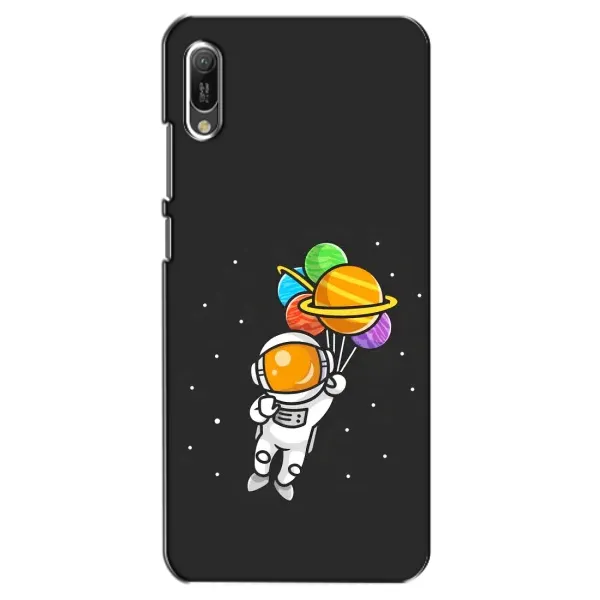 Чехол с рисунком «Космонавт с шариками» для Huawei Y6 2019 Чехол с рисунком «Космонавт с шариками» для Huawei Y6 2019