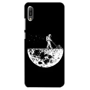 Силіконовый Чохол з принтом "Космонавти" на Huawei Y6 2019 (Космонавт)