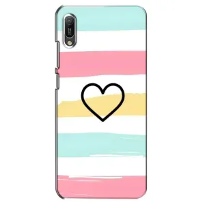 Чехлы с тематикой "Маленькие Сердечки" на Huawei Y6 2019 (Красивое сердечко)