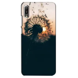 Силиконовый Чехол с одуванчиками на Huawei Y6 2019 (Красивый одуванчик)