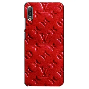 Текстурный Чехол Louis Vuitton для Хуавей У6 (2019) (Красный ЛВ)