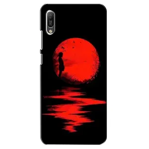 Летний Чехол на Huawei Y6 2019 (Красный Закат)