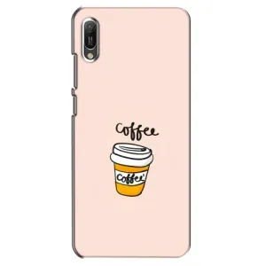 Чохол з зображенням смачної їжі для Huawei Y6 2019 (Кружка Кави)