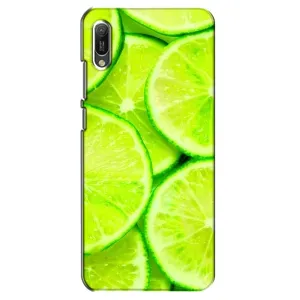 Чохол з зображенням смачної їжі для Huawei Y6 2019 (Лайм)