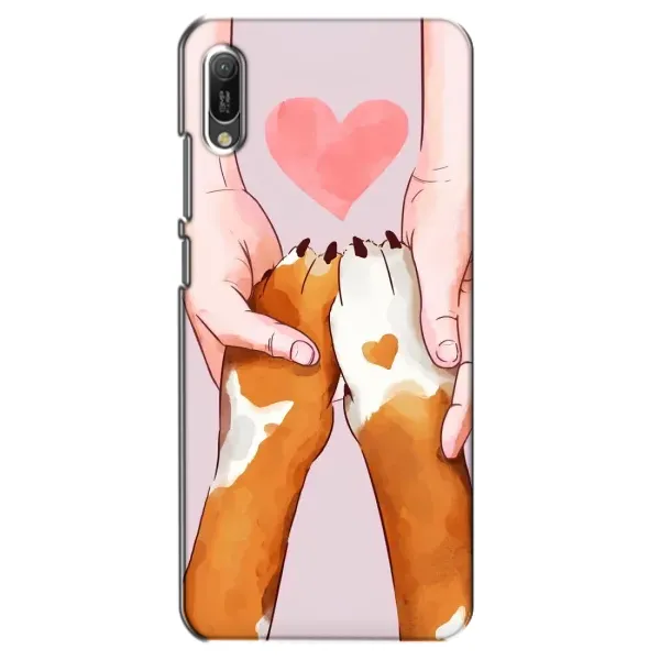 Чохол з малюнком «Любов до собак» для Huawei Y6 2019 Чохол з малюнком «Любов до собак» для Huawei Y6 2019