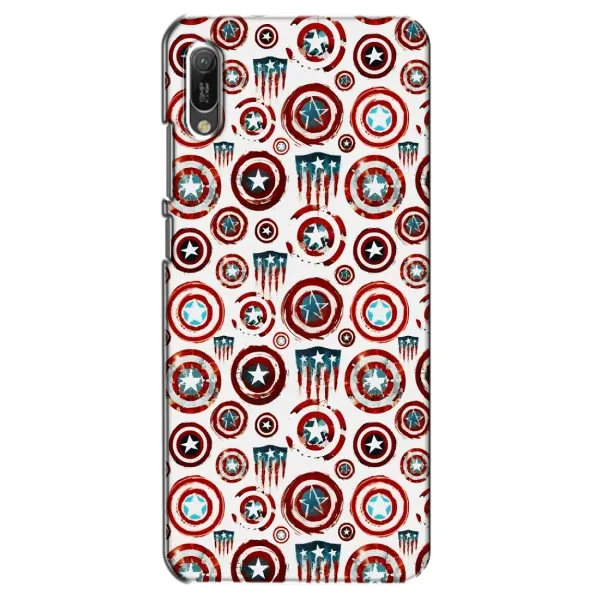 Чехол с рисунком «Марвел щиты» для Huawei Y6 2019 Чехол с рисунком «Марвел щиты» для Huawei Y6 2019