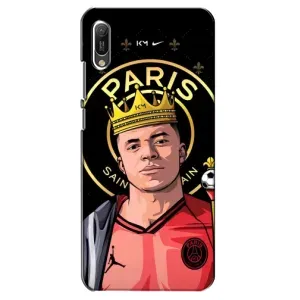 Чехол (TPU) с Футболистом на Huawei Y6 2019 (Mbappe King)