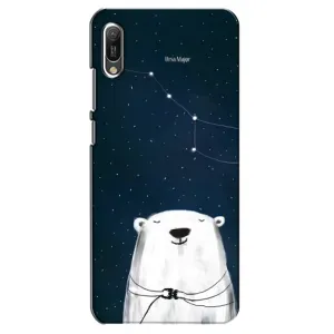 Силіконовий бампер з картинкою звірів для Huawei Y6 2019 (Ведмедиця)