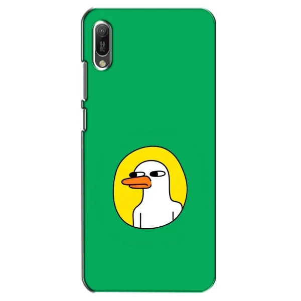 Чехол с рисунком «Мем Утка» для Huawei Y6 2019