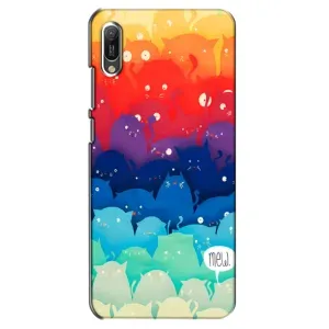 Силіконовий чохол з котиком для Huawei Y6 2019 (Mew)