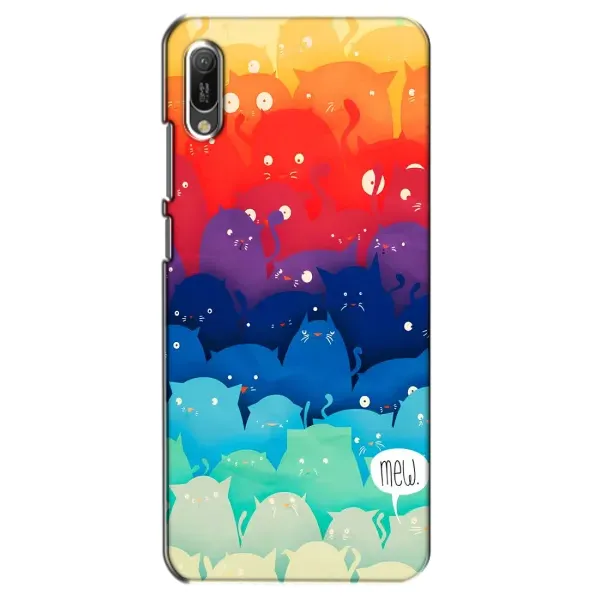 Чехол с рисунком «Mew» для Huawei Y6 2019