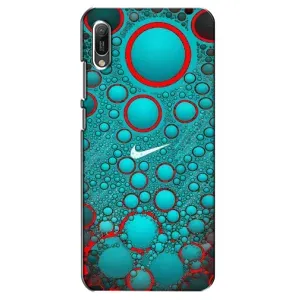 Силиконовый Чехол на Huawei Y6 2019 с картинкой Nike (Найк зеленый)