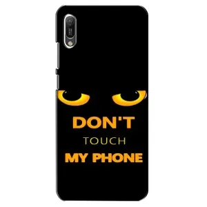 Чохол з Прикольним Принтом на Huawei Y6 2019 (Не чіпай мій телефон)