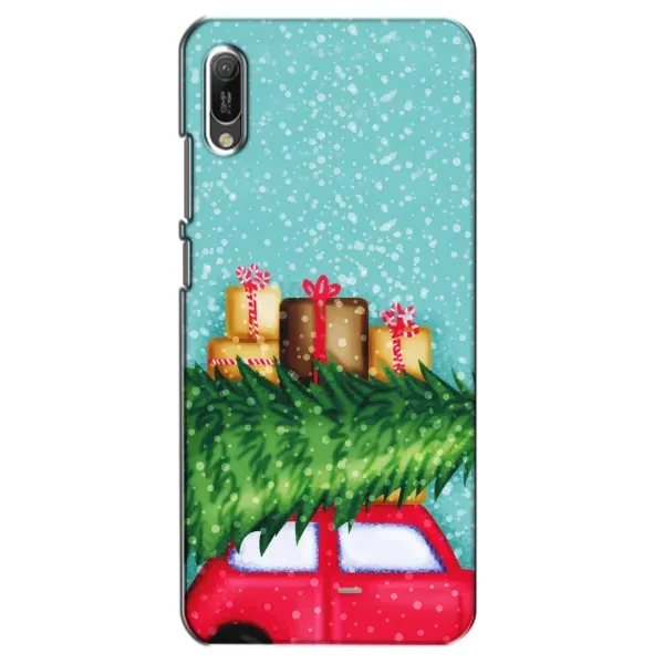 Чехол с рисунком «Новогодние подарки» для Huawei Y6 2019