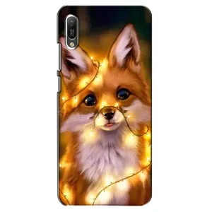 Чохол з Лисичкою для Huawei Y6 2019 (Новорічне лисеня)