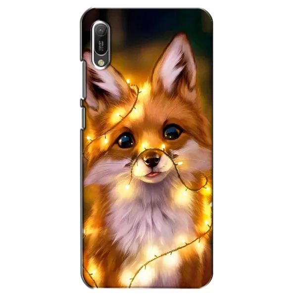 Чехол с рисунком «Новогодний лисенок» для Huawei Y6 2019