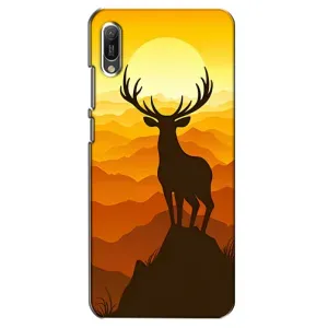 Чохли з зображенням різних тварин на Huawei Y6 2019 (Силует Оленя)