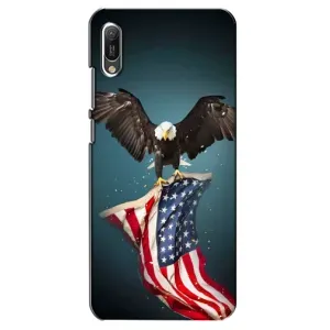 Чохол Прапор USA для Huawei Y6 2019 (Орел і прапор)