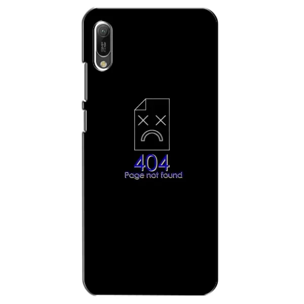 Чехол с рисунком «Ошибка 404» для Huawei Y6 2019 Чехол с рисунком «Ошибка 404» для Huawei Y6 2019