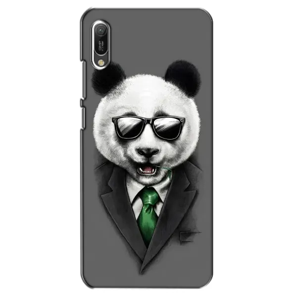 Чехол с рисунком «Панда в очках» для Huawei Y6 2019 Чехол с рисунком «Панда в очках» для Huawei Y6 2019