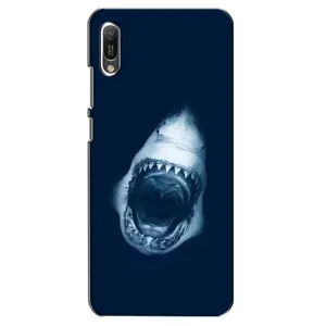 Силіконовий бампер з картинкою звірів для Huawei Y6 2019 (Пащу Акули)