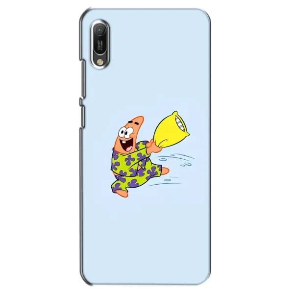 Чехол с рисунком «Патрик с подушкой» для Huawei Y6 2019 Чехол с рисунком «Патрик с подушкой» для Huawei Y6 2019
