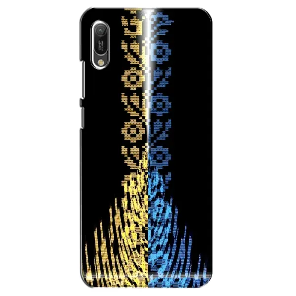 Чехол с рисунком «Патриотическая вышиванка» для Huawei Y6 2019 Чехол с рисунком «Патриотическая вышиванка» для Huawei Y6 2019