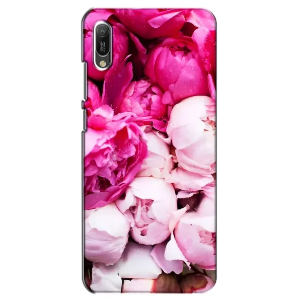 Чехол с рисунком «Пионы» для Huawei Y6 2019 Чехол с рисунком «Пионы» для Huawei Y6 2019