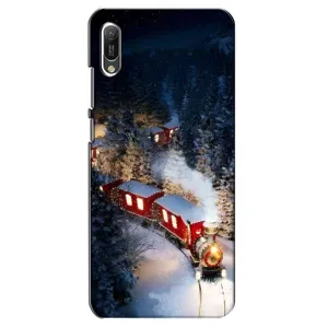 Силіконовий бампер на різдво для Huawei Y6 2019 (Потяг)