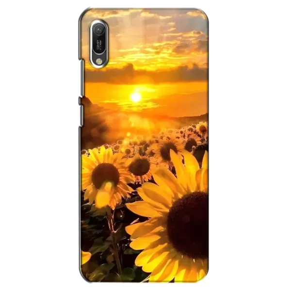 Чехол с рисунком «поле подсолнухов» для Huawei Y6 2019