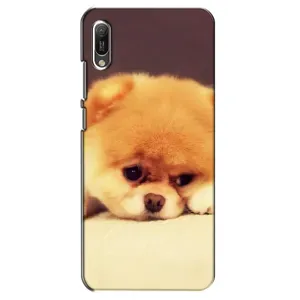 Чехол (ТПУ) Милые собачки для Huawei Y6 2019 (Померанский шпиц)