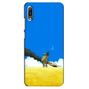 Чехлы на военную тематику для Huawei Y6 2019 (Попадание)