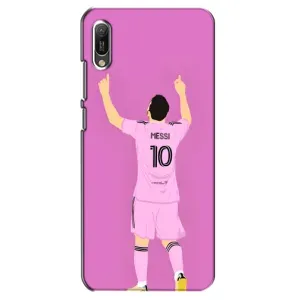 Чехлы Лео Месси в Майами на Huawei Y6 2019 (Празднование Месси)