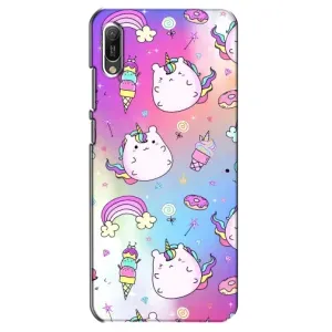 Чехол Unicorn на Huawei Y6 2019 (Радуга и Единорог)