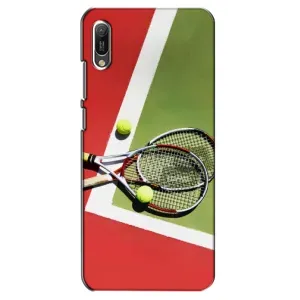 Чохли з прінтом Спортивна тематика для Huawei Y6 2019 (Ракетки теніс)