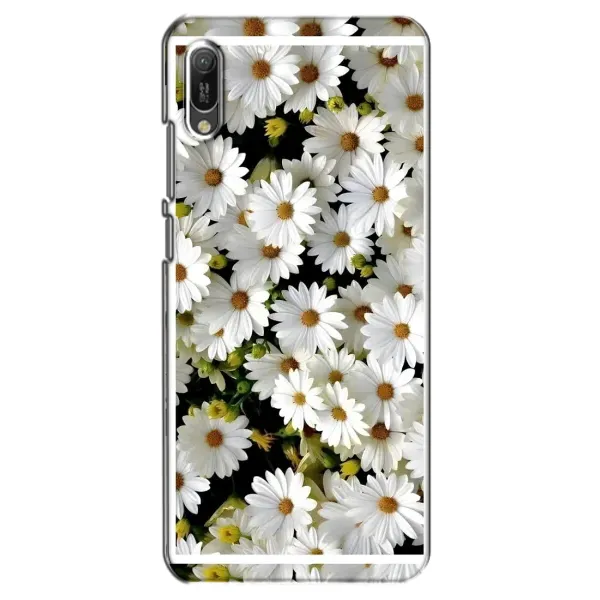 Чехол с рисунком «Рамка в ромашках» для Huawei Y6 2019 Чехол с рисунком «Рамка в ромашках» для Huawei Y6 2019