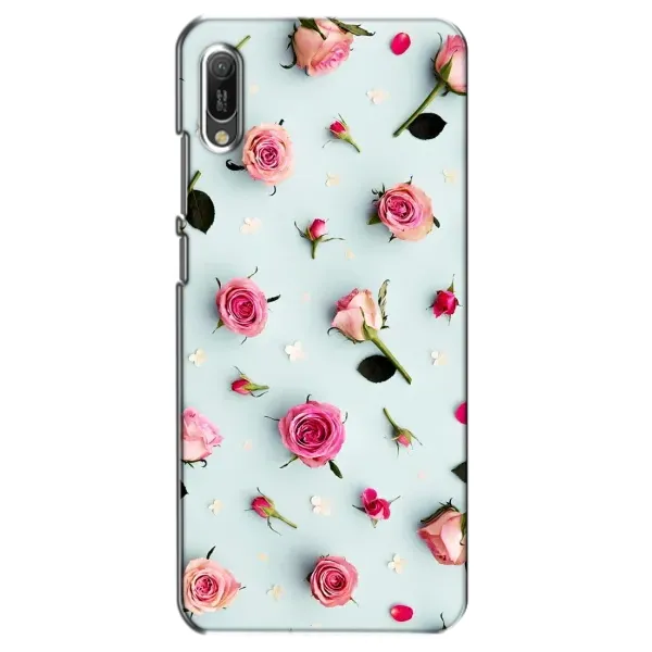 Чохол з малюнком «Різні квіти» для Huawei Y6 2019