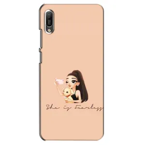 Силіконовый Чохол на Huawei Y6 2019 з картинкой Модных девушек (З собакою)