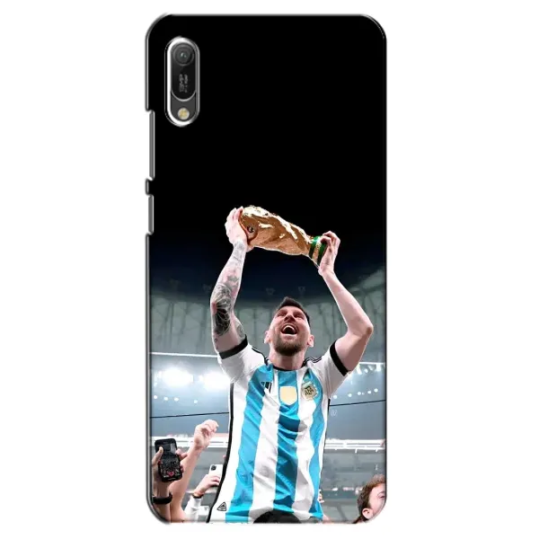 Чехол с рисунком «Счастливый Месси» для Huawei Y6 2019