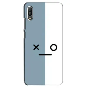 Чехол с рисунком «Серо-белый» для Huawei Y6 2019