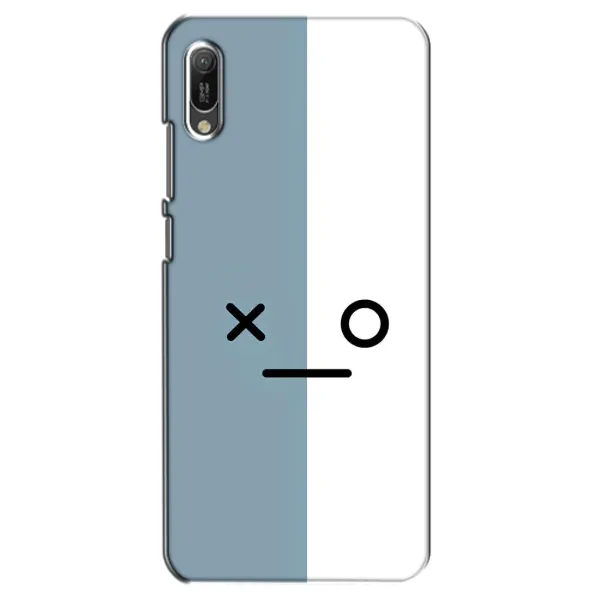 Чехол с рисунком «Серо-белый» для Huawei Y6 2019 Чехол с рисунком «Серо-белый» для Huawei Y6 2019