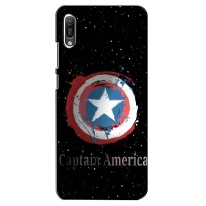 Чехол с Щитом Капитана Америки на Huawei Y6 2019 (Щит Капитана)