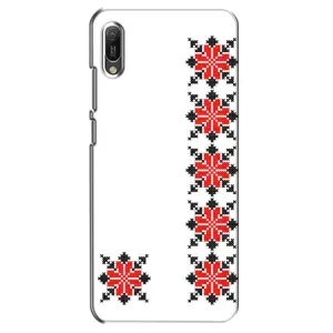 Силиконовый Чехол на Huawei Y6 2019 с картинкой Вышиванки (Силуэт вышиванки)