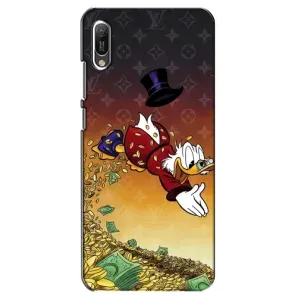 Силиконовый чехол для Huawei Y6 2019 (Скрудж Луи Виттон)