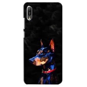 Бампер для Huawei Y6 2019 з картинкою "Песики" (Собака Мопсік)