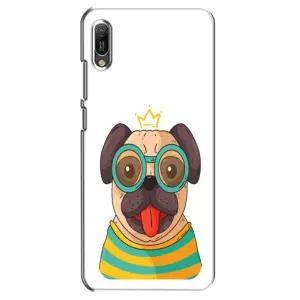 Бампер для Huawei Y6 2019 з картинкою "Песики" (Собака Король)