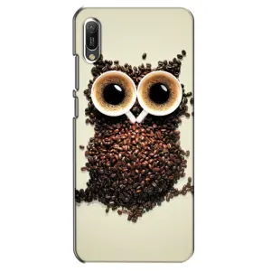 Чохли з принтом СОВИ для Huawei Y6 2019 (Сова з зерен кави)