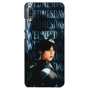 Чехлы с принтом Уэнсдей на Huawei Y6 2019 (Уэнздей с ушками)