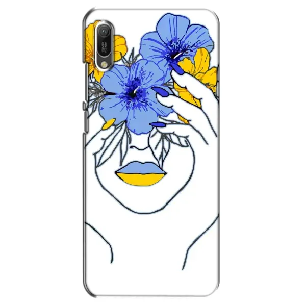 Чехол с рисунком «Украинка на всю голову» для Huawei Y6 2019 Чехол с рисунком «Украинка на всю голову» для Huawei Y6 2019